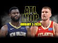 Atlanta Hawks vs New Orleans Pelicans Full Game Highlights – January 7, 2026 | NBA Season