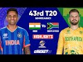 India vs South Africa 43rd ICC T20 World Cup 2026 Match Highlights | IND Vs SA Highlights