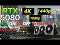 Cyberpunk 2077 | RTX 5080 | 4K, 1440p , 1080p |  DLSS 4 | FG 4x,3x,2x | Ray Tracing \u0026 Path Tracing |