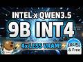 Qwen3.5 9B at 4-Bit: Intel's Quantized Model Runs Locally with 4x Less VRAM