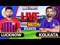 LIVE: KKR vs LSG, IPL 2026 15th Match | Kolkata vs Lucknow | Live Cricket Match Today, Iqbal Sports