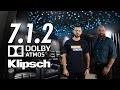 7.1.2 Klipsch Atmos Home Theatre |Digital Cinema| Denon AVC-X3700H | Star Ceiling | Epson EH-TW9400