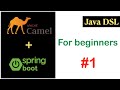 How to create apache camel route in spring boot using java DSL (domain specific language)