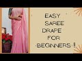 How to drape a saree perfectly | Step by step saree drape for beginners