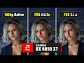AMD RX 6650 XT - FSR 4.0.2c vs FSR 3.1.5 vs Native