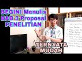 Cara menulis BAB 3 proposal penelitian
