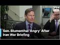Senator Blumenthal ‘Angry’ After Iran War Briefing, Warns U.S. Troops Could Be Deployed | AC1G