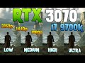 Test Hogwarts Legacy  RTX 3070 + i7 9700K on Ultra l 1080p l 1440p l 2160p l DLSS. FSR2