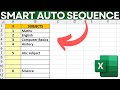 How to Automate Lists in Excel | Auto Populate Sequence | IF, COUNTA and MAX Function