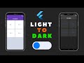 Change theme in Flutter | Light theme to Dark Theme in flutter | Flutterhero