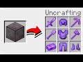 Minecraft, But Crafting Is Reversed...