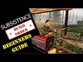 SUBSISTENCE COMPLETE BEGINNERS GUIDE || BUILD ORDER TUTORIAL  A56 TIPS AND TRICKS