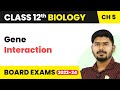 Gene Interaction - Principles of Inheritance and Variation | Class 12 (2022-23)