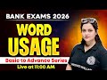 Bank Exam 2026 | Word Usage in English for Bank Exams | Word Usage in English | by Rupam Ma'am