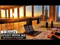 3 HOUR STUDY WITH ME at the LIBRARY | University of Glasgow|Background noise, 10 min break, no music