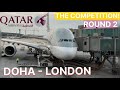 Trip Report: Qatar Airways Airbus A380-800, Doha to London, Heathrow Economy Class.