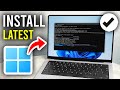How To Install Latest Version Of Powershell  In Windows 11 - Step By Step