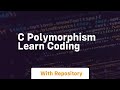 c polymorphism learn coding
