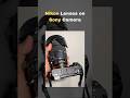 Nikon Lens on Sony Camera | K\u0026F Lens Adapter | Nikon G to Sony E-mount adapter