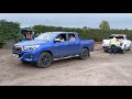 Toyota hilux vs ford ranger tug of war !