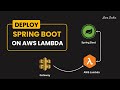 Deploy Spring Boot Serverless CRUD API to AWS Lambda 🔥 | API Gateway | @Javatechie