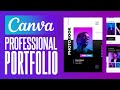 How To Make A Personal Portfolio Using Canva (2026) Tutorial for Beginners