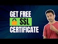 Get Free SSL Certificate for your website (Step-by-Step)