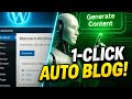 WordPress One-Click Auto Blogging with AI | Full Automation Guide 2025