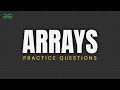 ARRAY PRACTICE PROBLEMS | Must do Array Questions | DSA Problems | GeeksforGeeks