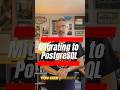 Migrating to PostgreSQL