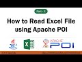 How to Read Excel File using Apache POI | Selenium WebDriver |