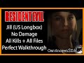 [No Commentary] Resident Evil (PS1) No Damage - Jill (Original Kill All Enemies PERFECT WALKTHROUGH)