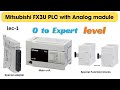fx3u-4ad example program | fx3u-4ad programming | gx work2 analog programming | fx3u 4ad | fx3u 4da