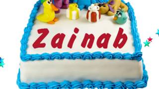 Happy Birthday Zainab Mp4 Hd Video Wapwon