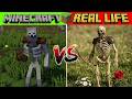 Minecraft Awesome Mobs and Items vs Real Life