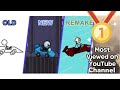 Evolution of Crossing the Pit - OLD vs NEW vs REMAKE vs TIKTOK | #henrystickmin Most Viewed Video YC