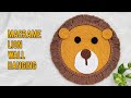 DIY Macrame Lion Pattern | Macrame Lion Tutorial | Macrame Lion Wall Hanging | Macrame Animal