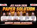 JEE Main 2026 (Session 2) LIVE Paper Discussion 🔥 | 5th April Morning Shift | 🚀 ALLEN​