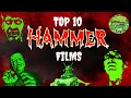 Top 10 HAMMER HORROR Films | Classic Horror Movies Reviewed | RANKED/RATED