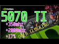 RTX 5070 TI OVERCLOCK UnderVolt +17%