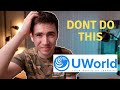Watch this BEFORE starting Uworld - My 8 Biggest Mistakes