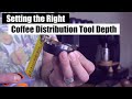 Setting the Right Coffee Distribution Tool Depth | Comparing Different Shots