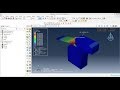 Abaqus Tutorial Videos - Contact Analysis of 3D Solid Parts in Abaqus