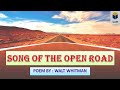 Song of The Open Road | Poem | Walt Whitman | Summary | 12 English | Dr Ganesh Mudegaonkar