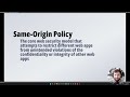 Cross-App Security: Introduction to Same-Origin Policy