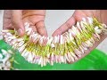 How to String Pichi poo flower garland | Pichi Poo kattuvadhu eppadi in Tamil