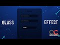 Login Form With Glass Effect Using HTML And CSS ONLY