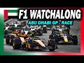 🔴 F1 Watchalong - ABU DHABI GP - RACE - with Commentary \u0026 Live Timings