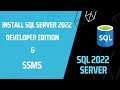 Install SQL Server 2022 Step by Step | Developer Edition | Install SSMS