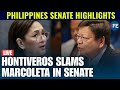 Philippines Senate Clash LIVE: Hontiveros Furious Over Marcoleta’s ‘Satsat’ Remark | Philippines